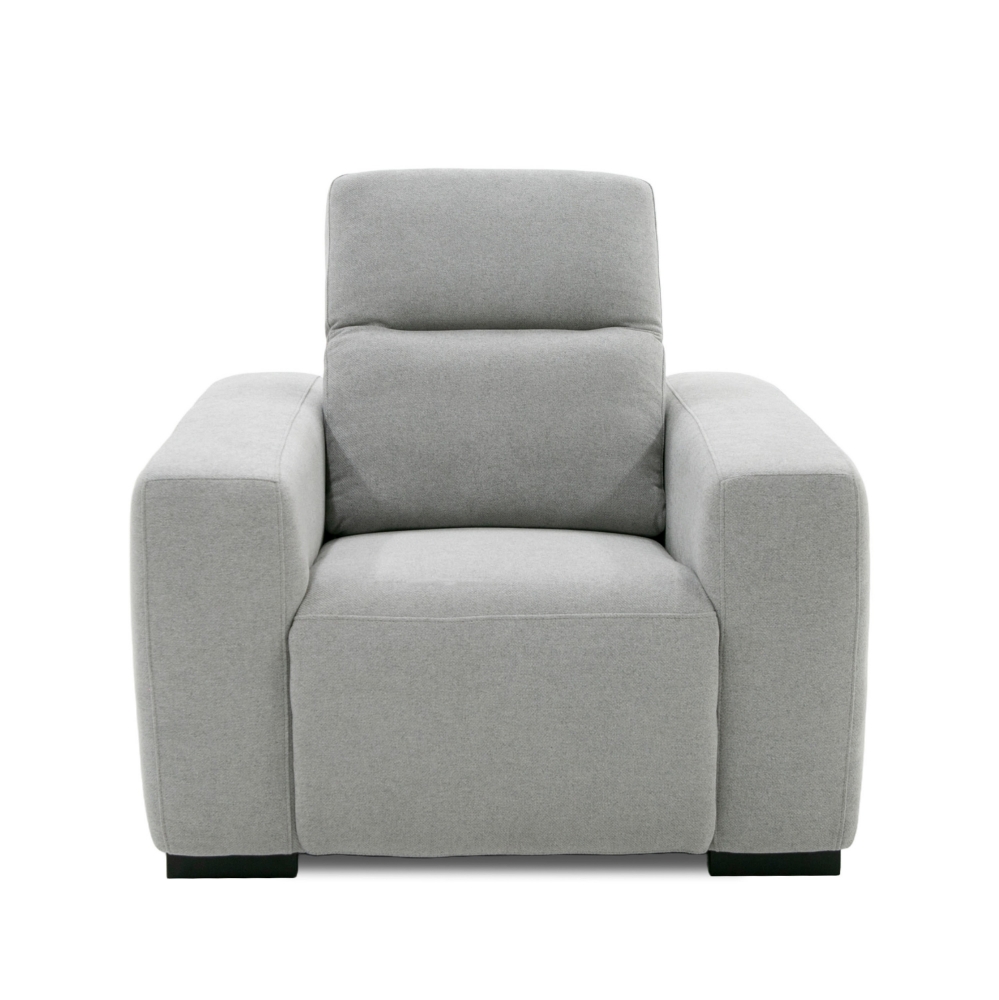 Picture of Divani Casa Bode - Modern Grey Fabric Recliner Chair