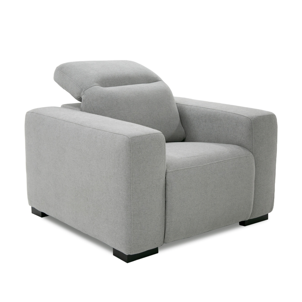 Picture of Divani Casa Bode - Modern Grey Fabric Recliner Chair