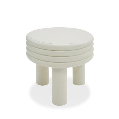 Picture of Modrest Townley - Contemporary White Round End Table