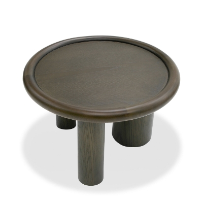 Picture of Modrest Strauss - Contemporary Brown Ash Round End Table