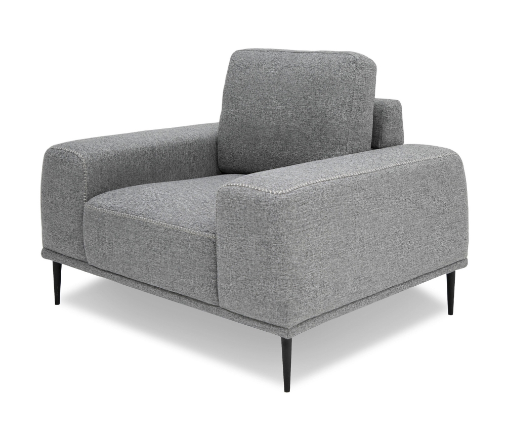 Picture of Divani Casa Fonda - Modern Grey Fabric Chair