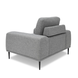 Picture of Divani Casa Fonda - Modern Grey Fabric Chair