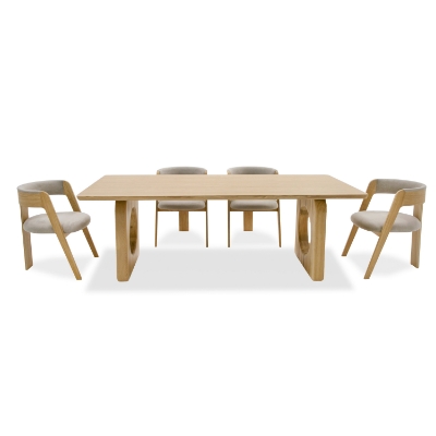 Picture of Modrest Washington - Modern Natural Oak Rectangular Dining Table