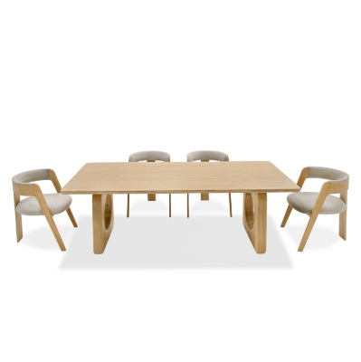 Picture of Modrest Washington - Modern Natural Oak Rectangular Dining Table