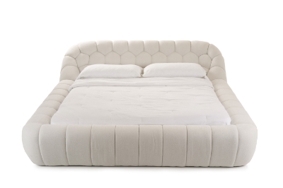 Picture of Divani Casa Yolonda - Modern Off-White Fabric Bed