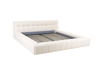 Picture of Divani Casa Tyree - Modern Tufted Off-White Fabric Bed-queen