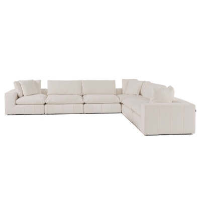 Picture of Divani Casa Vicki - Modern Off-White Fabric Modular Sectional Sofa