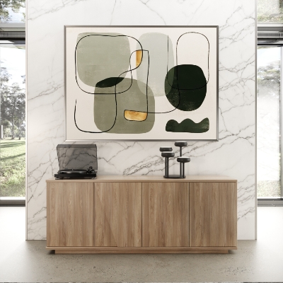 Picture of Nova Domus Victoria - Italian Modern Walnut Caracalla Buffet