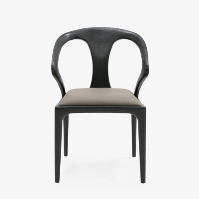 Picture of Modrest Campbell - Mid-Century Modern Grey & Black Ash Dining Chair