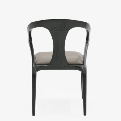 Picture of Modrest Campbell - Mid-Century Modern Grey & Black Ash Dining Chair