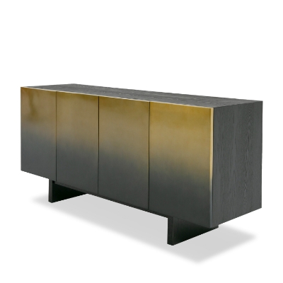 Picture of Modrest Elmira - Glam Black Ash + Gradient Stainless Steel Buffet