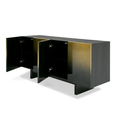 Picture of Modrest Elmira - Glam Black Ash + Gradient Stainless Steel Buffet