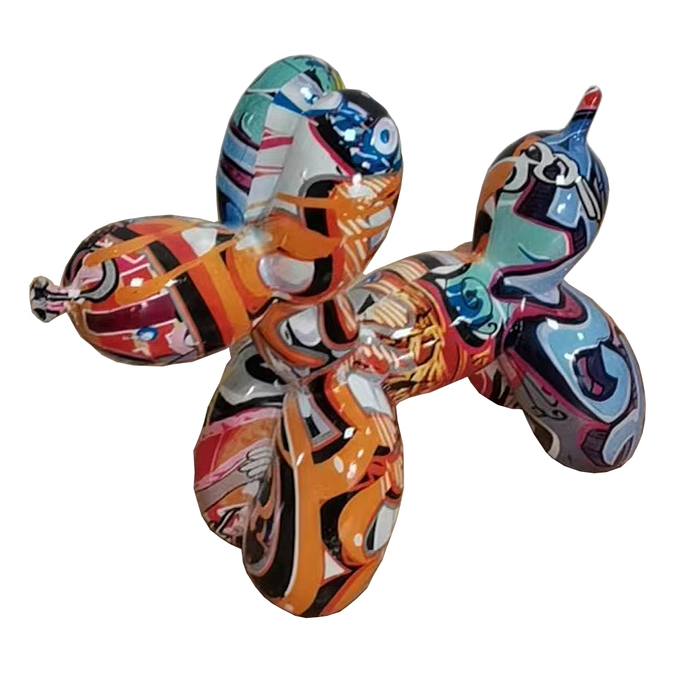 Picture of Modrest Graffiti Balloon Dog Modern Multi-Color Sculpture