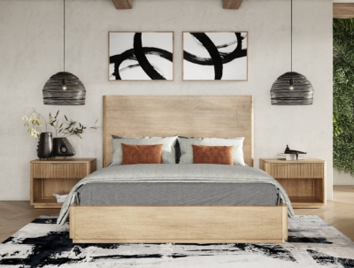 Picture of Nova Domus Santa Monica - Modern Natural Oak Bedroom Set