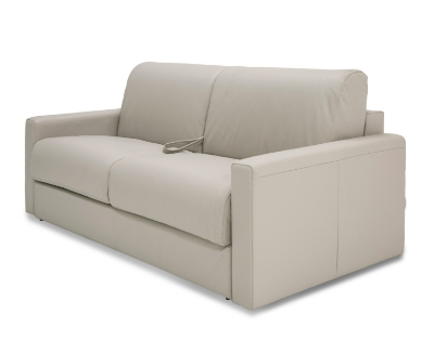 Picture of Lamod Italia Revers - Italian Modern Light Grey Leather Full Sofa Bed