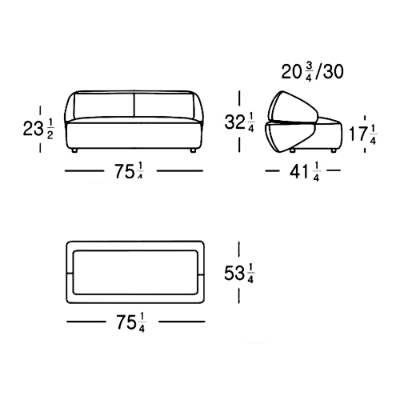 Picture of Divani Casa Lerner - Modern Light Grey Fabric Sofa Bed