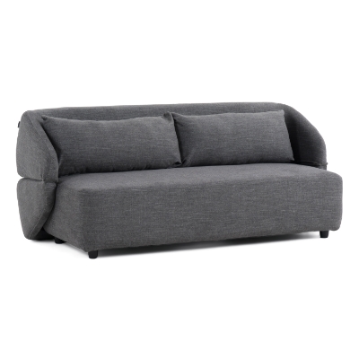 Picture of Divani Casa Lerner - Modern Dark Grey Fabric Sofa Bed