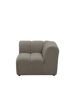 Picture of Divani Casa Juniper - Modern Grey Fabric Modular Corner Seat