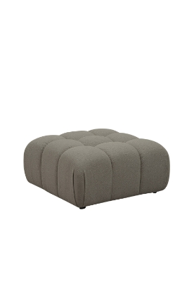 Picture of Divani Casa Juniper - Modern Grey Fabric Ottoman