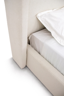 Picture of Modrest Byrne - Modern Off White Fabric Bed