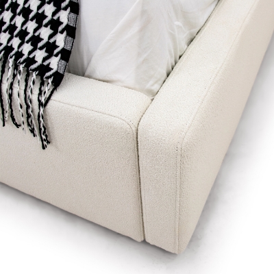 Picture of Modrest Byrne - Modern Off White Fabric Bed