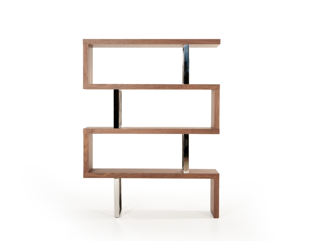 Picture of Modrest Maze Modern Walnut Bookcase