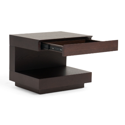 Picture of Modrest Esso Modern Brown Oak Nightstand