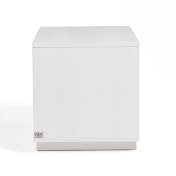 Picture of A&X Victoria Modern White Crocodile Nightstand