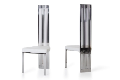 Picture of Modrest Elise Modern White Leatherette Dining Chair