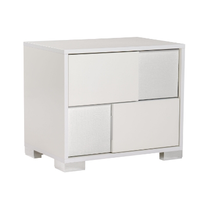 Picture of Modrest Monza Italian Modern White Nightstand