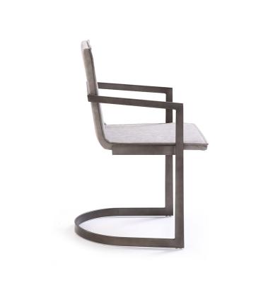 Picture of Jago - Modern White Wash Grey Dining Chair