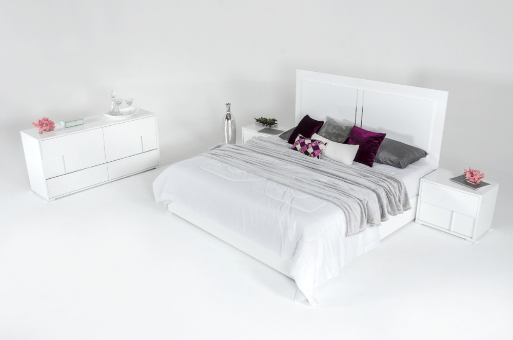 Picture of Modrest Nicla Italian Modern White Bed