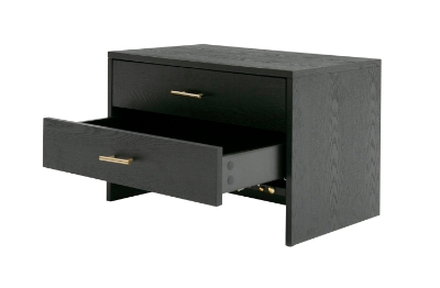 Picture of Modrest Wales Modern Grey Ash 2-Drawer Nightstand