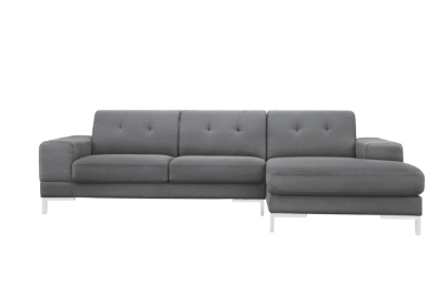 Picture of Divani Casa Forli - Modern Grey Fabric Right Facing Sectional Sofa