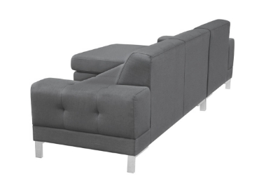 Picture of Divani Casa Forli - Modern Grey Fabric Left Facing Sectional Sofa