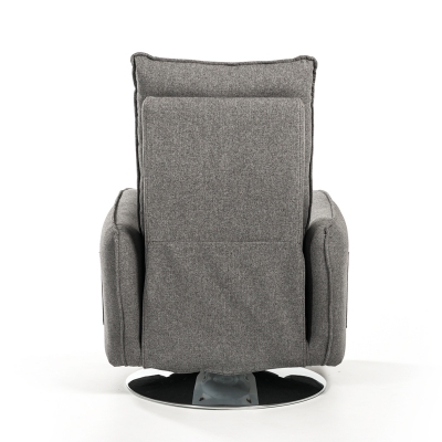 Picture of Divani Casa Fairfax Modern Grey Fabric Recliner Chair