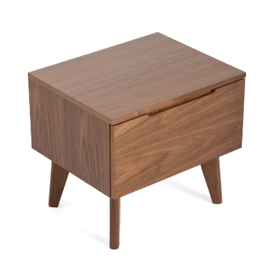 Picture of Modrest Lewis Mid-Century Modern Walnut Nightstand