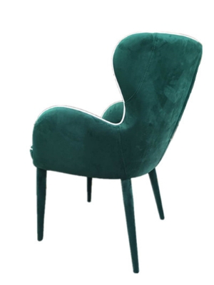 Picture of Modrest Tigard Modern Green Fabric Dining Chair