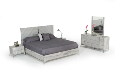 Picture of Nova Domus Alexa Italian Modern Grey Bedroom Set