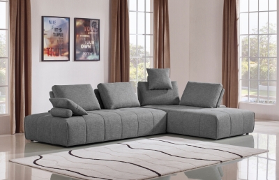 Picture of Divani Casa Edgar - Modern Grey Fabric Modular Sectional Sofa