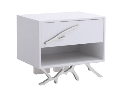 Picture of Modrest Legend Modern White Nightstand