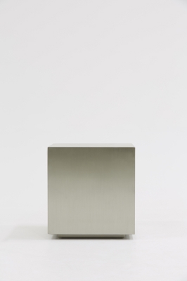 Picture of Modrest Anvil Modern Brushed Stainless Steel End Table