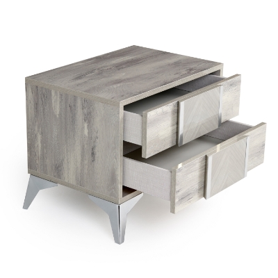 Picture of Nova Domus Alexa Italian Modern Grey Nightstand