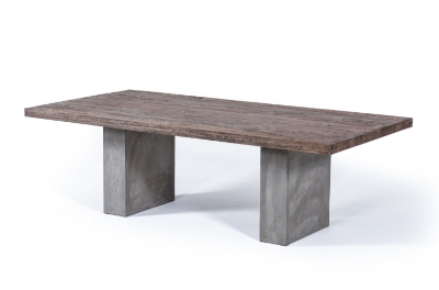 Picture of Modrest Renzo Modern Oak & Concrete 94" Dining Table