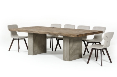 Picture of Modrest Renzo Modern Oak & Concrete 118" Dining Table