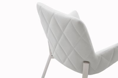 Picture of Modrest Robin Modern White Bonded Leather Dining Chair