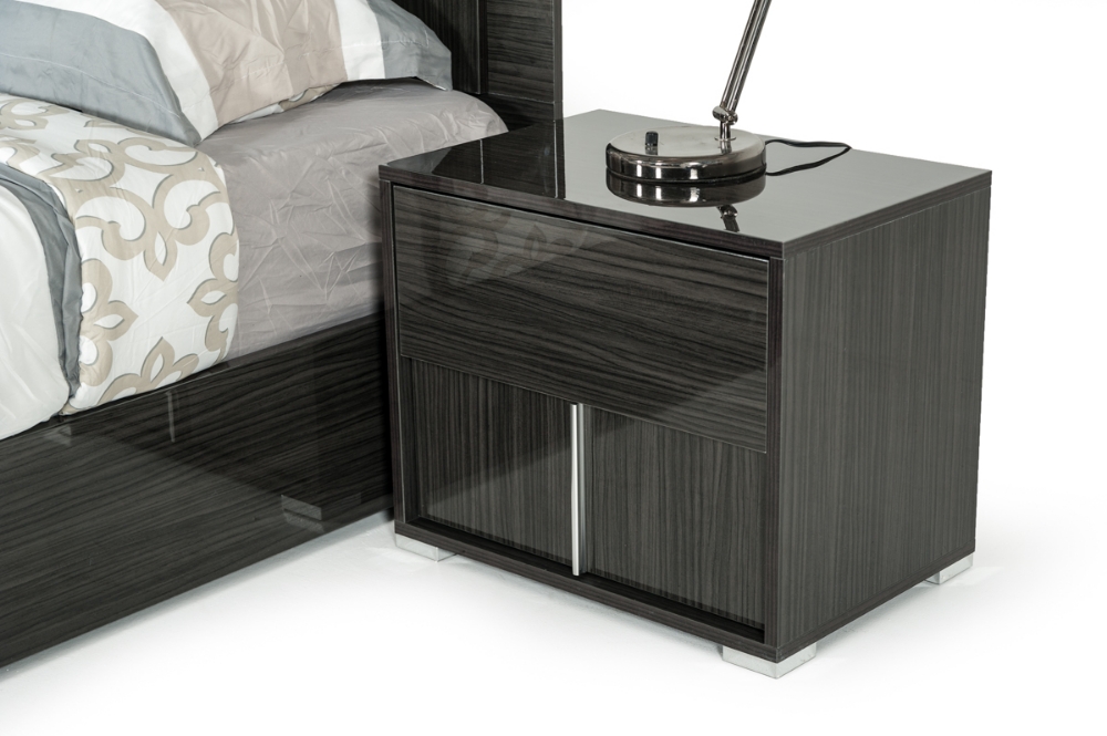 Picture of Modrest Ari Italian Modern Grey Nightstand