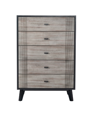 Picture of Nova Domus Panther Contemporary Grey & Black Chest