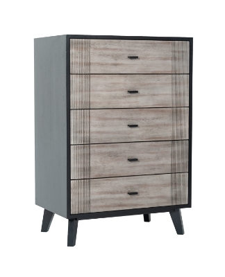 Picture of Nova Domus Panther Contemporary Grey & Black Chest