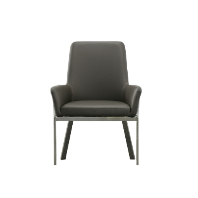 Picture of Modrest Robin Modern Grey Bonded Leather Dining Chair